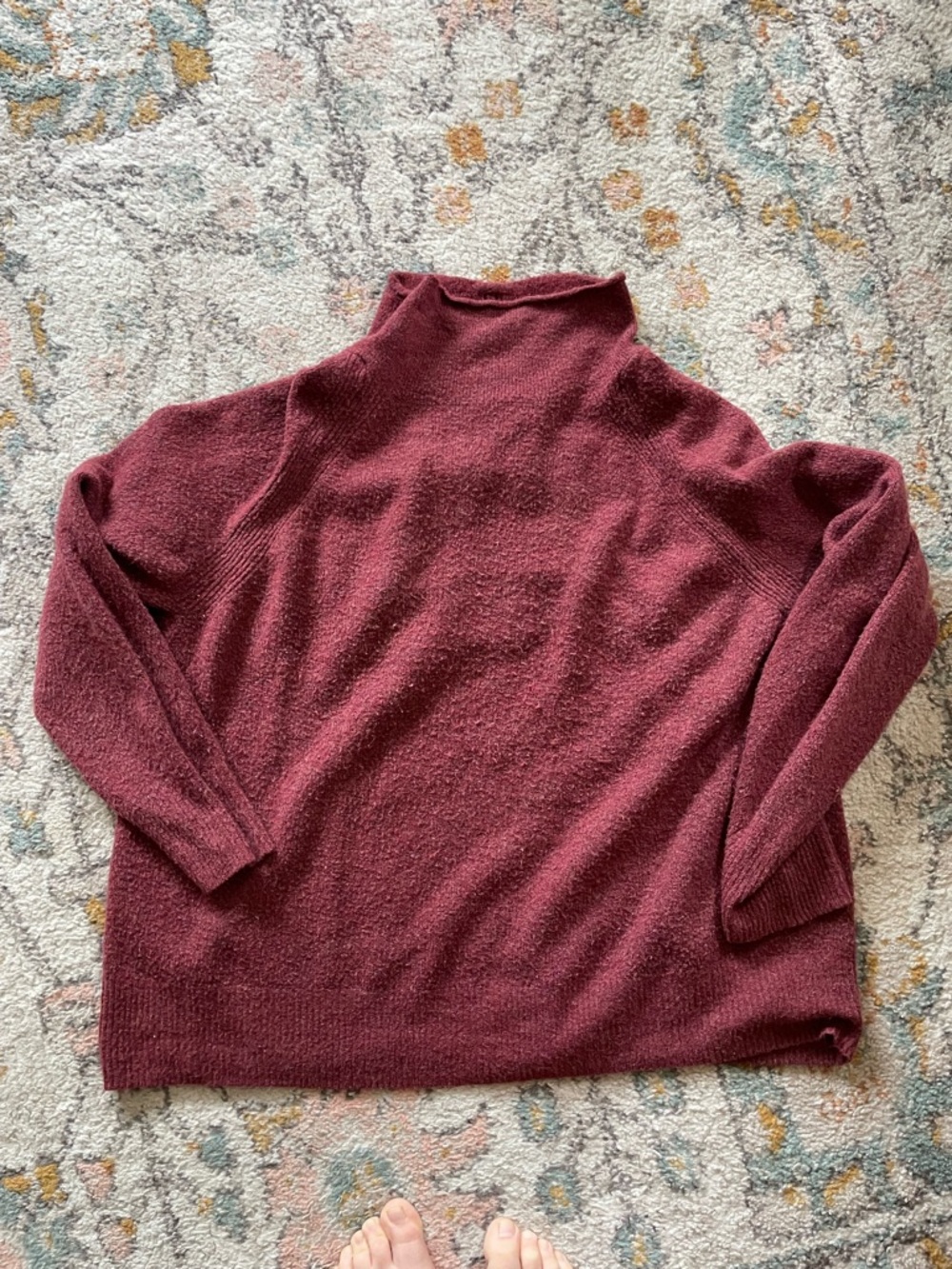 2x Ava and Viv rollneck mock neck sweater